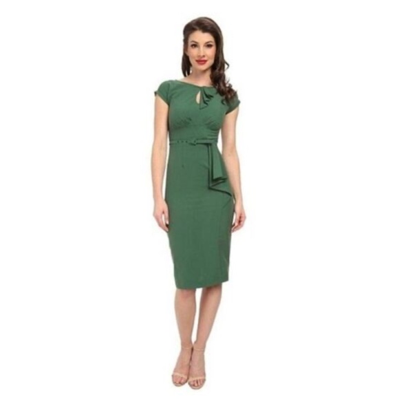 Mad Men Joan wiggle dress size 8/Large - Picture 2 of 4